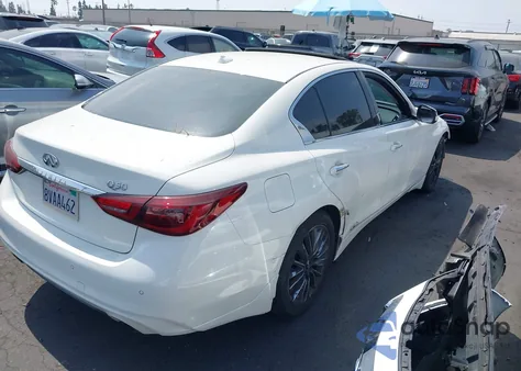 2021 Infiniti Q50 Luxe из США, поврежденный, VIN JN1EV7BP4MM701104